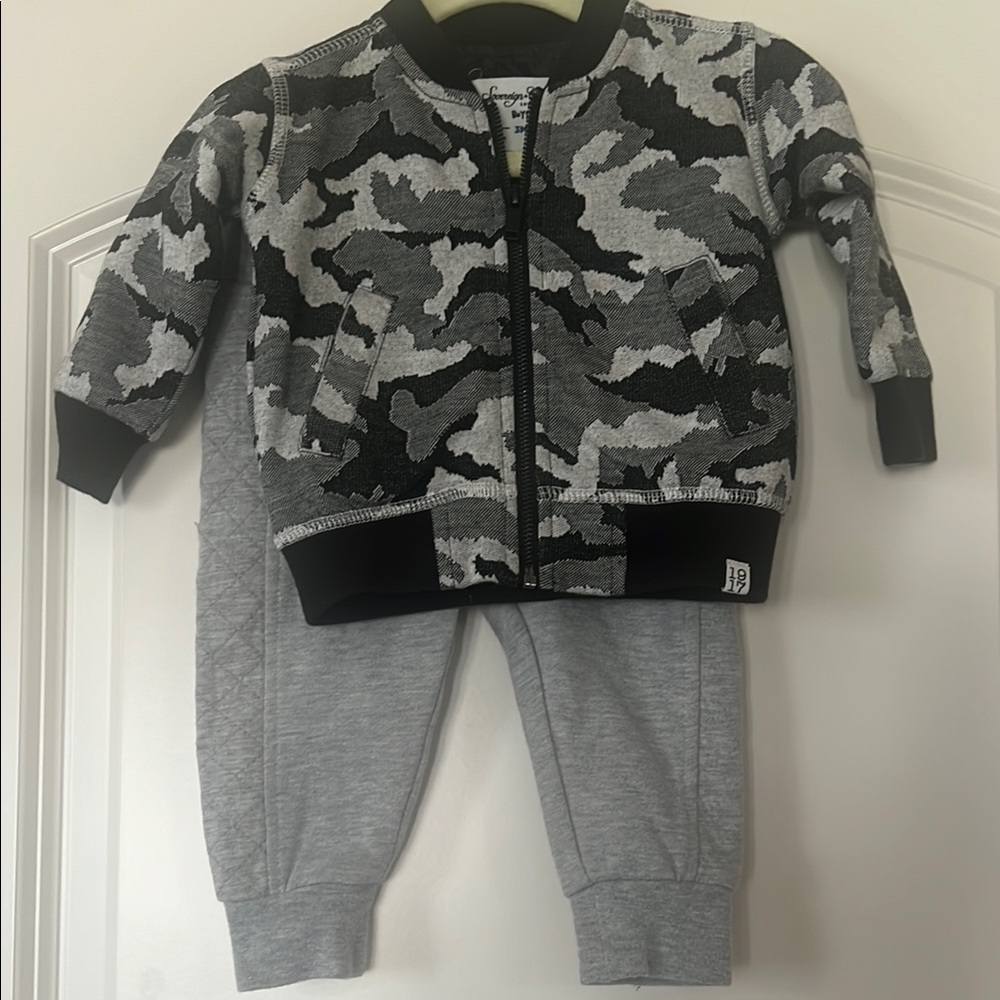 Sovereign Code | (3M) Gray Camo Jacket and Pants Set